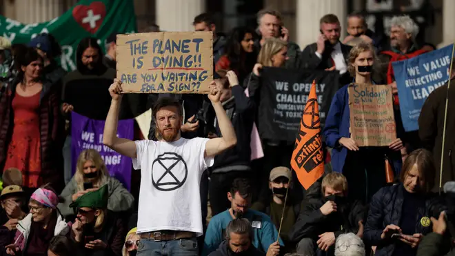 Extinction Rebellion protests continued on Wednesday