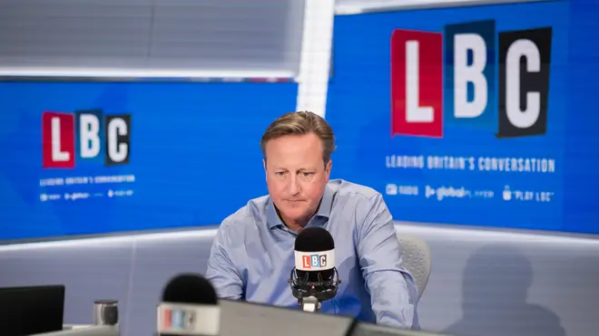 David Cameron spoke to LBC's Nick Ferrari last month