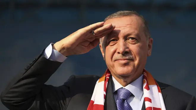 President Erdogan wants a "safe zone" clear of Kurdish fighters