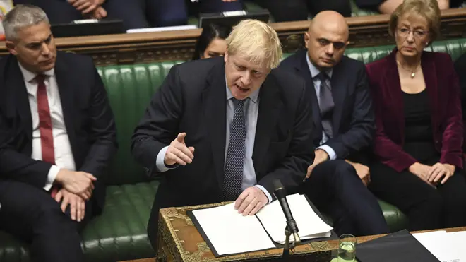 Boris Johnson is pushing for a new Commons vote on his deal