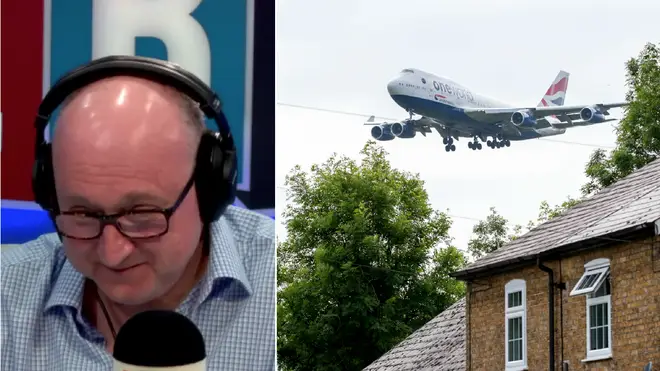 Clive Bull was shocked by how loud the planes were