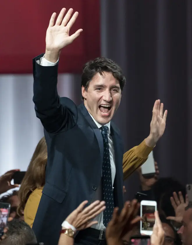 Mr Trudeau held on to power and could run a minority government