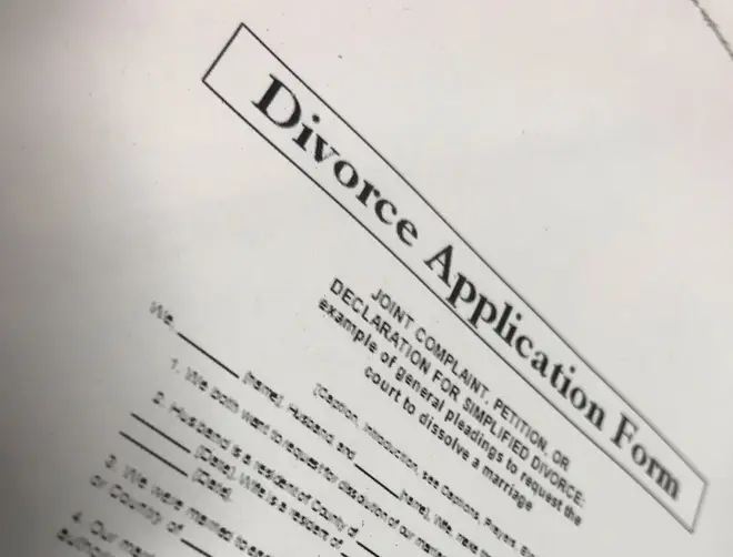 The divorce has been ongoing for five years