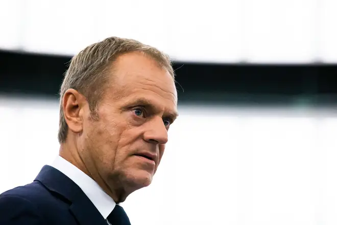 Donald Tusk recommends the EU27 accept the UK request for an extension