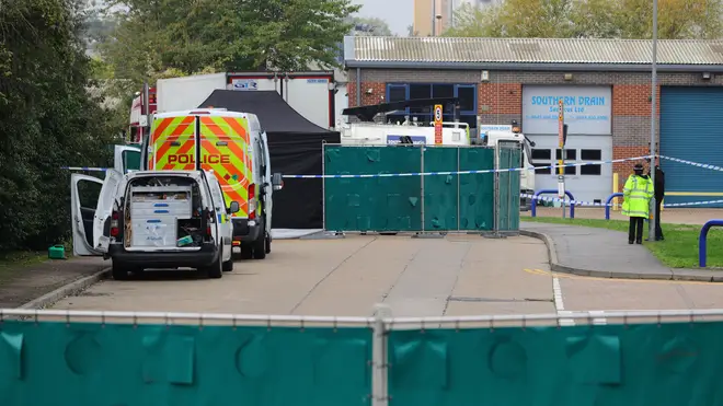 The lorry was found in Waterglade Industrial Park