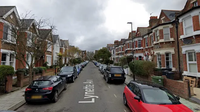 Officers were called to a disturbance in posh Lynette Avenue in Clapham