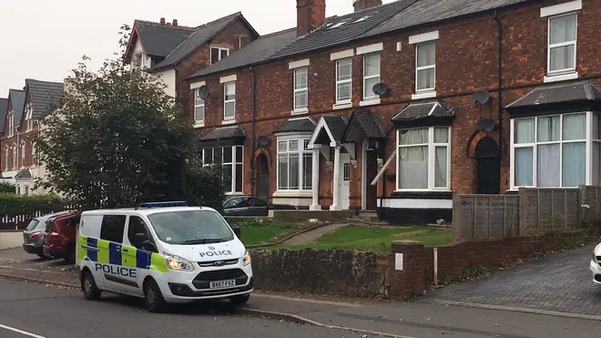 The man's body was found at a property in Erdington, Birmingham