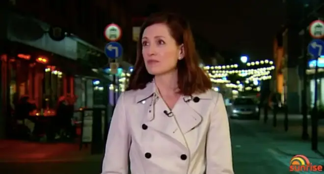Seven News reporter Laurel Irving was recording a piece on Grenfell when she was targeted