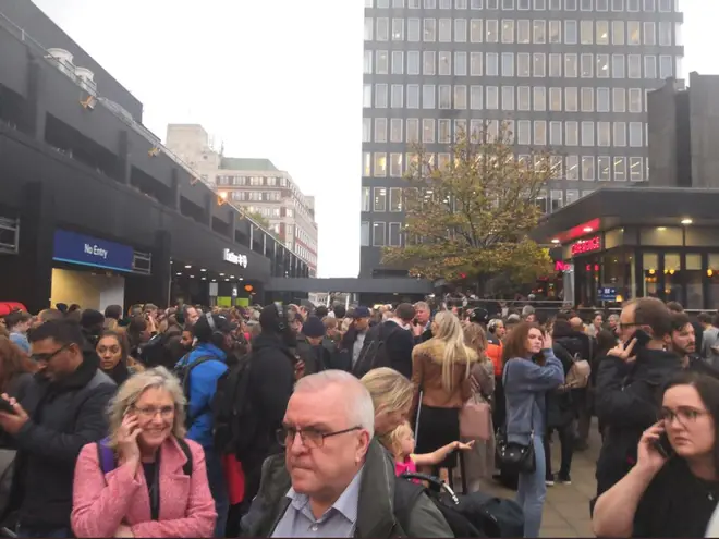 Trains to and from London Euston have been suspended