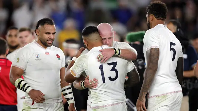England has reached the final of the Rugby World Cup