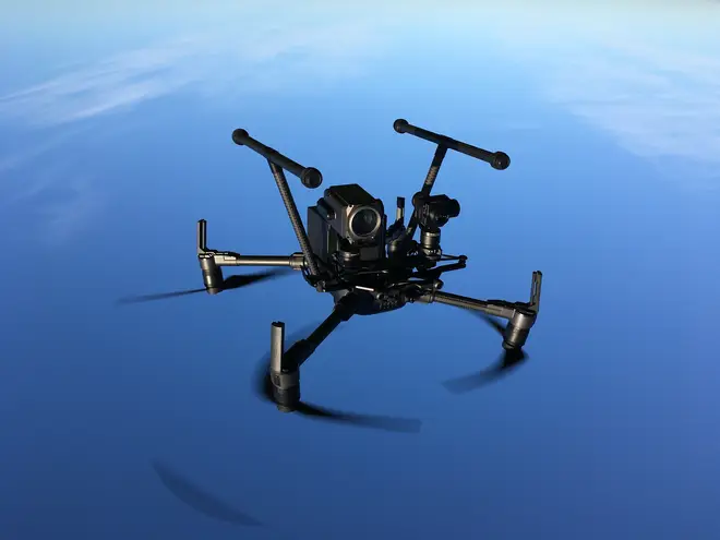 One of the police drones used by the tri-counties team