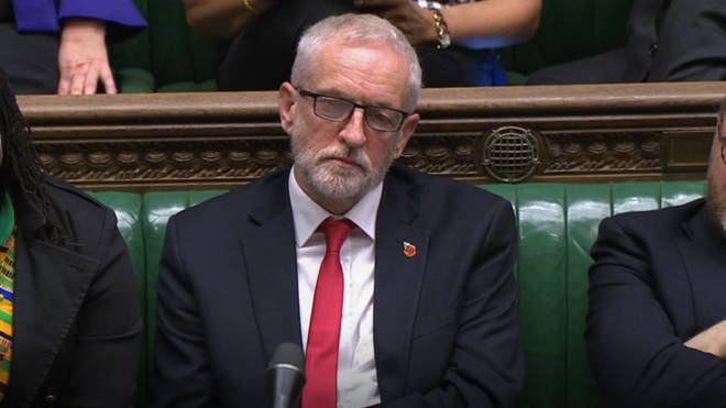 Jeremy Corbyn abstained from Monday's vote