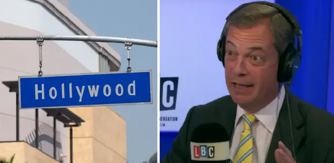 Is Nigel Farage heading to Hollywood?