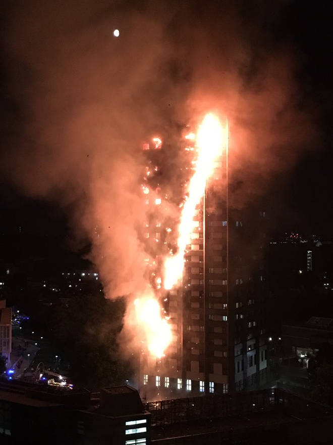 The fire engulfed Grenfell Tower more than two years ago