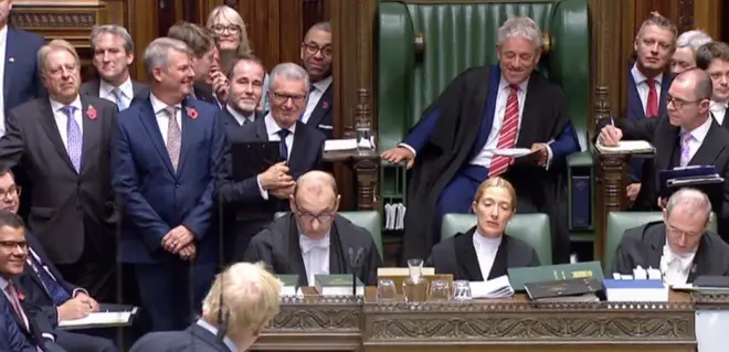 Boris Johnson paid compliment to the Speaker at his final Prime Minister's Questions