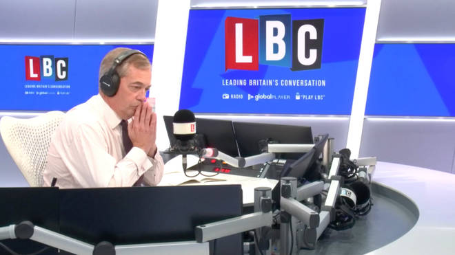 The President spoke exclusively to Nigel Farage for LBC