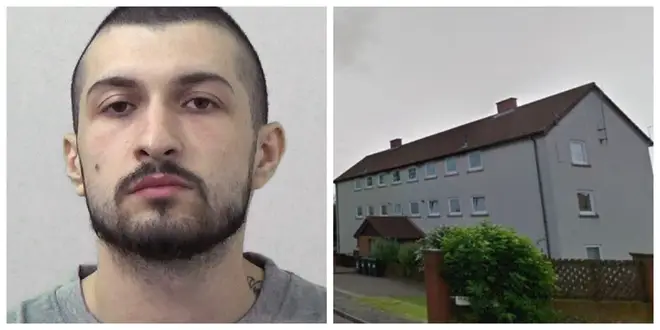 Denis Beytula attacked his partner and son at their home in Northumbria