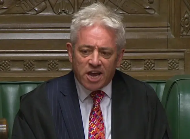 John Bercow accused the Mirror of "publishing lies"