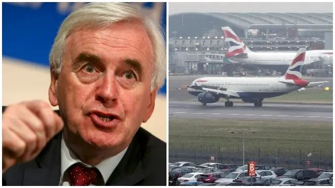 Labour could scrap the runway plan in a bid to tackle the climate crisis