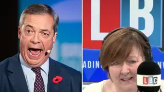 Shelagh Fogarty Challenges Caller Who Says Nigel Farage's Decision Not To Stand Is A "Masterstroke"