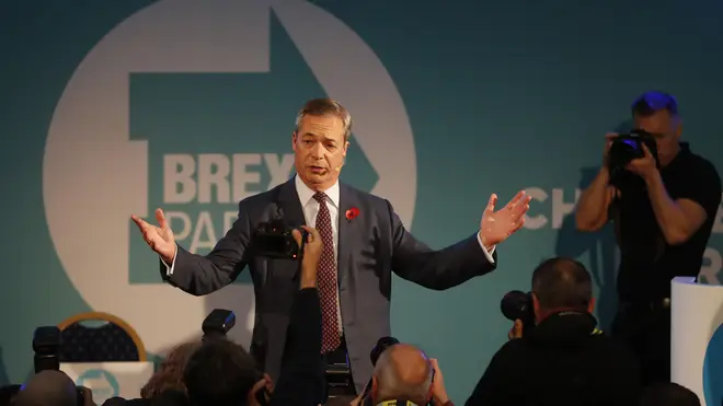 Nigel Farage said his party is the only one to offer Brexit