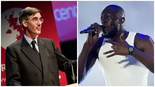 Stormzy launched a tirade on Twitter against Mr Rees-Mogg