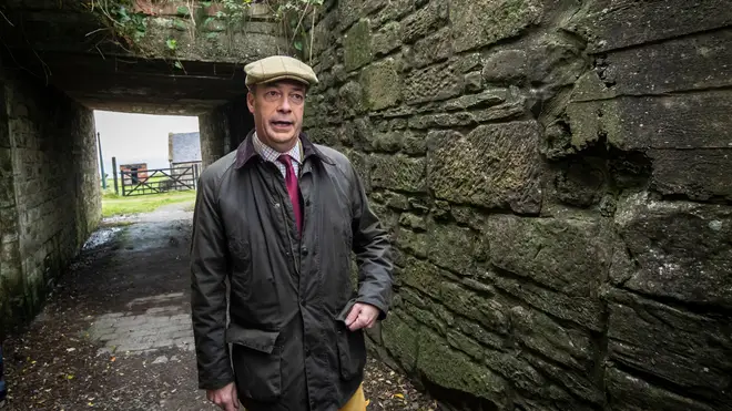 Nigel Farage is the first party leader to visit the region