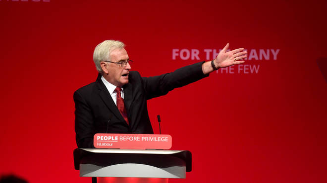 John McDonnell will announce his plans to shift parts of the Treasury away from London