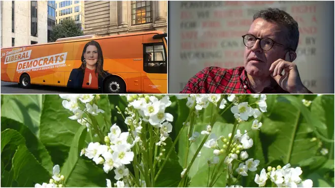 Lib Dems Bus, Tom Watson, and a horseradish plant...