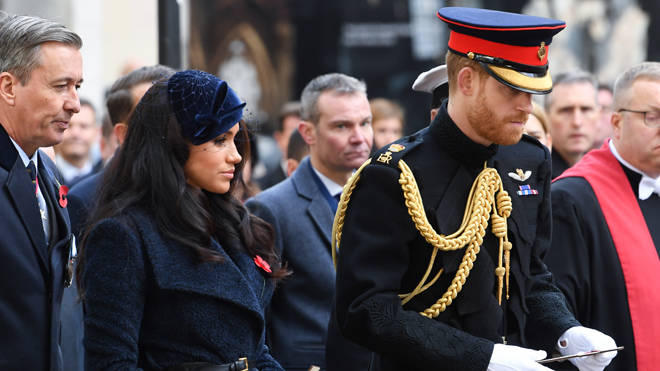 The Duke and Duchess of Sussex at Westminster Abbey today