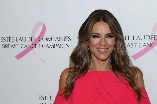 Elizabeth Hurley at The Estee Lauder Companies Breast Cancer Campaign in New York