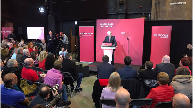 John McDonnell has been speaking at a Labour event in Liverpool