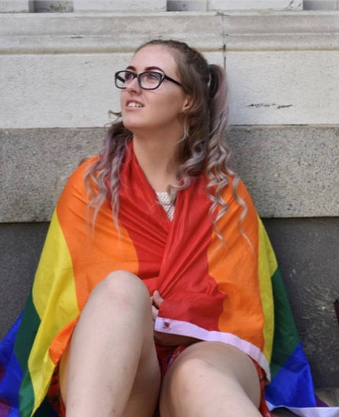 Jodie Chesney at the Pride London event in 2018