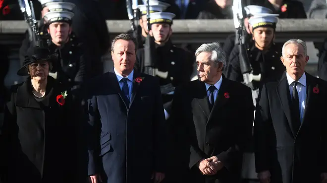 Remembrance Sunday: 10,000 veterans march past the Cenotaph