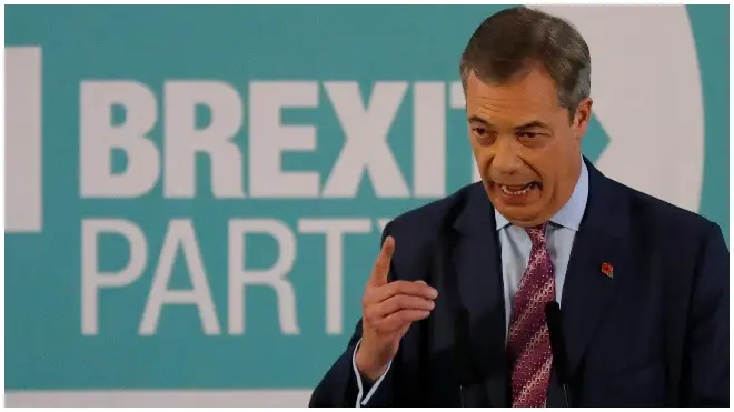 Nigel Farage announced he would stand down Brexit Party candidate in 2017 Conservative-winning seats