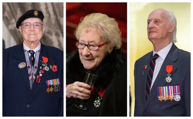 Three World War Two veterans have been honoured with the Legion d'Honneur the