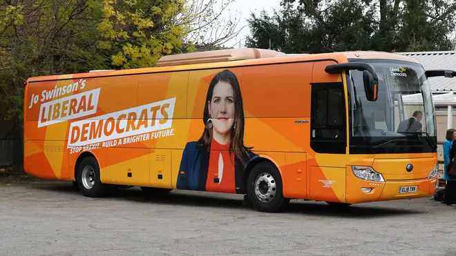 The Lib Dems' general election battle bus