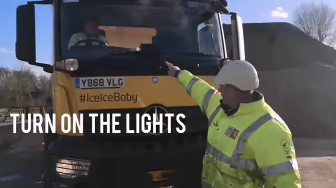 One of the gritters is even called #IceIceBaby