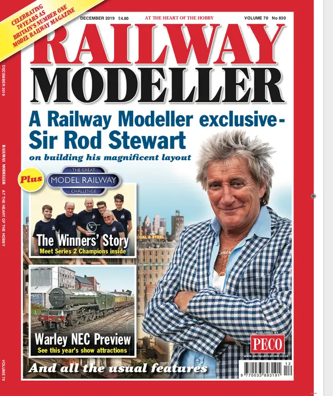Sir Rod Stewart revealed his hobby to Railway Modeller magazine