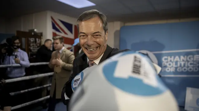 Nigel Farage fought back against claims he would vote Conservative
