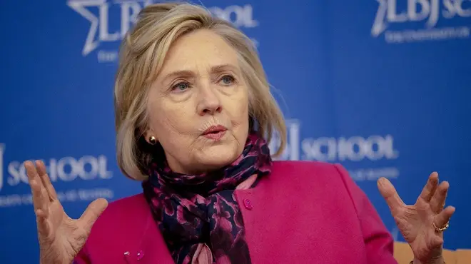Hillary Clinton has been speaking at King's College London