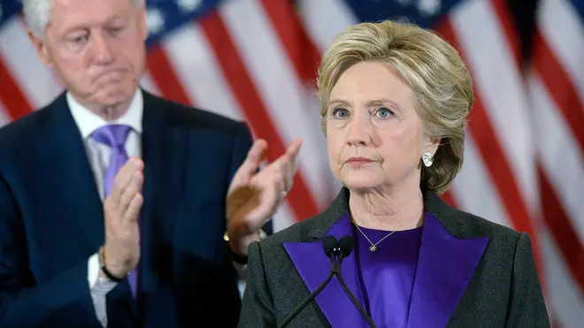 Hillary Clinton said making her concession speech was "devastating"