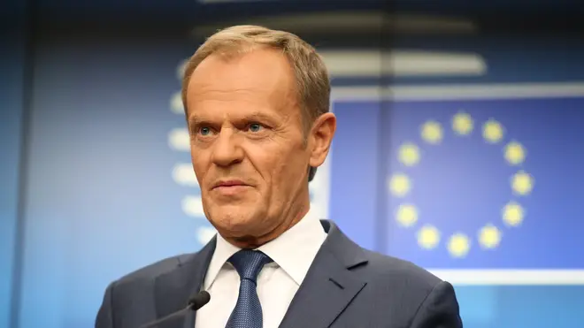European Council president Donald Tusk made the statements on Wednesday