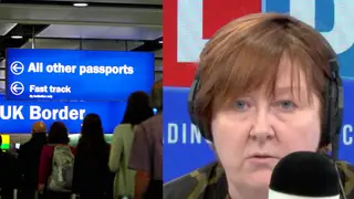 Angry caller rants about the "invasion" of immigrants in the UK