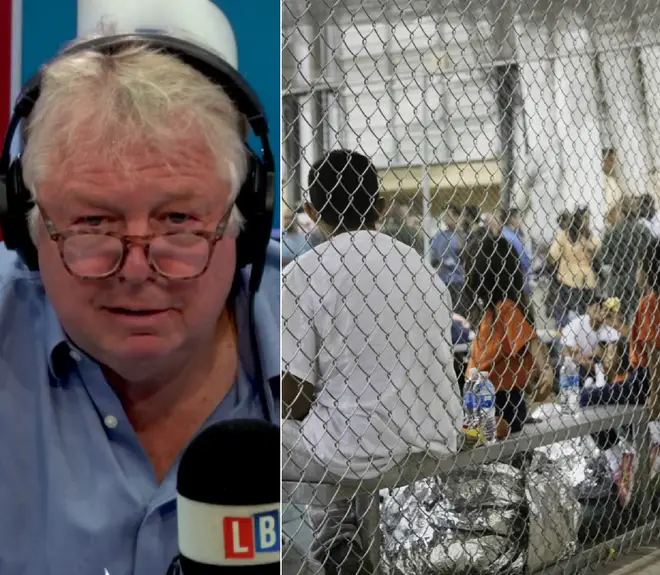 Nick Ferrari was not happy with the US holding children in cages