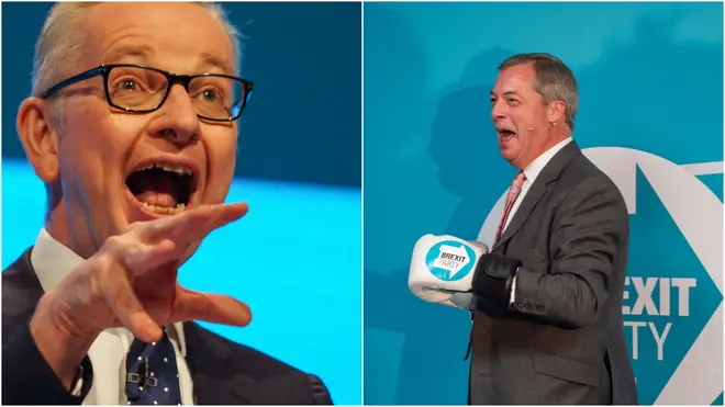 Tory Minister Michael Gove says his party has not offered Nigel Farage a peerage