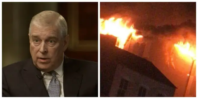 Prince Andrew and the Bolton flat fire