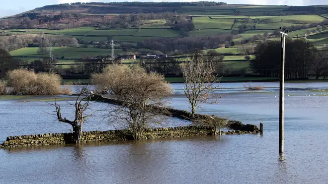 Flooding in Silsdend, Yorkshire