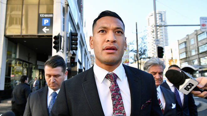 Israel Folau was sacked by Rugby Australia earlier this year