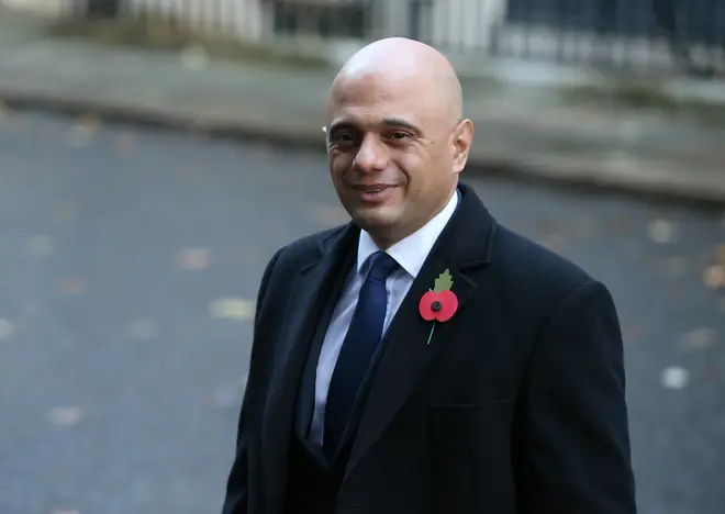 The caller challenged the validity of the document Sajid Javid put forward
